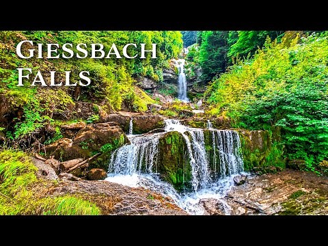 Dreamy waterfalls in Switzerland 🇨🇭 Trip to Giessbach Falls | Switzerland 4K