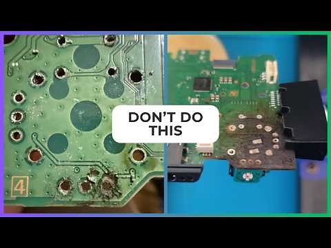 Controller Thumbstick Desoldering Guide - Tips, tricks and common mistakes