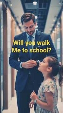 “Will You Walk Me to School? | Heartwarming Story of Kindness & Compassion”