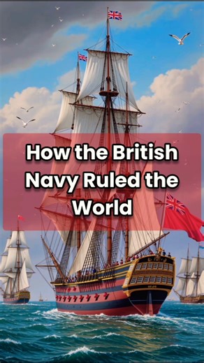 How the British Navy Ruled the World #BritishEmpire #RoyalNavy #HistoryShorts