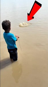 Dangerous object trapped in children's trick.😱#shorts #fish #youtubeshorts