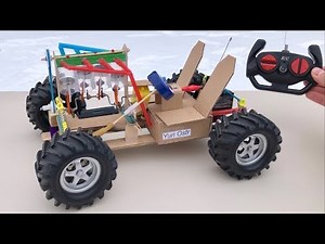 How to Make a CAR - Remote Controlled Car - Best DIY Car You Have Ever Seen