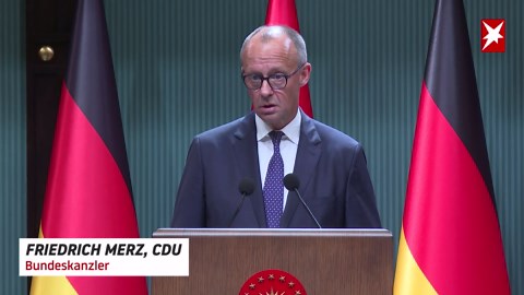 Merz zu Gast bei Erdogan – die wichtigsten Aussagen der Pressekonferenz im Video