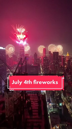July 4th Fireworks Celebration in NYC