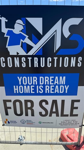 Our latest build is finishing up just before Christmas and yes, it’s for sale! Who’s ready to make this dream home theirs? We’re putting the final touches on this beauty just before Christmas, we’d love to show you around come for a quick walk-through…. #HouseForSale #NewBuild #ConstructionComplete #DreamHome | MS Constructions