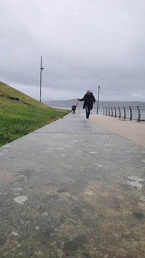 It's official! Greenock Telegraph have named Gourock as one of the happiest places to live!!! We already knew that eh 😃 *actual footage of two Gourockians making their way to work on a wet Monday. | The Pirate and Bluebelle