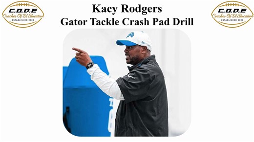 Gator Tackle Crash Pad Drill by Kacy Rodgers#TheDLCode