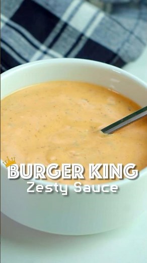 Burger King Zesty Sauce Recipe #burgerking #zestysauce #saucerecipe