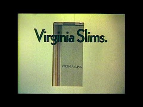 Virginia Slims Cigarettes TV commercial (1968)