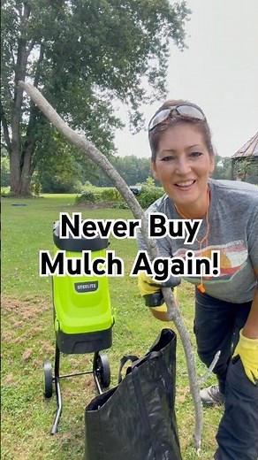 Never Buy Mulch Again With This Steelite Chipper Garden Shredder, Solve Two Problems at ONCE!