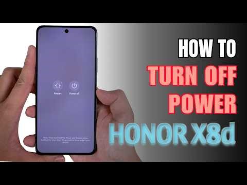 How to Turn Off Honor X8d