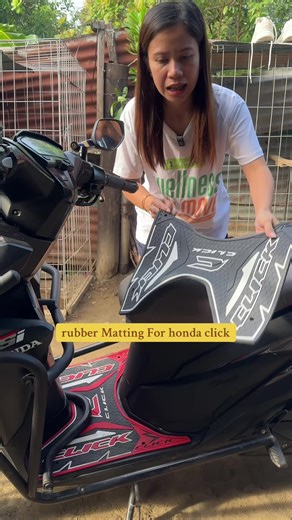 Honda Click Rubber Matting for Enhanced Footboard Protection