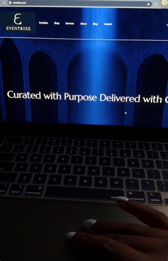 When you spend months creating the most aesthetic and functionable website for your brand 🥺 🔗 link in bio #luxury #website #branding #designer #fyp