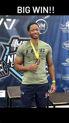 406lb squat 296lb bench 551lb deadlift At 160lbs Mike Anderson took home the gold in his first powerlifting meet!! Won the 20-23 age group without breaking a sweat! | Epic Health & Fitness Windsor Locks