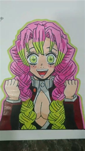 The Love Hashira 💗 | Mitsuri Kanroji ✨#MitsuriKanroji #DemonSlayer #AnimeArt#shorts