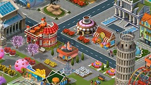 You'll love this city building game and can't put it down! Beautiful graphics and easy to relax and play! | SuperCity