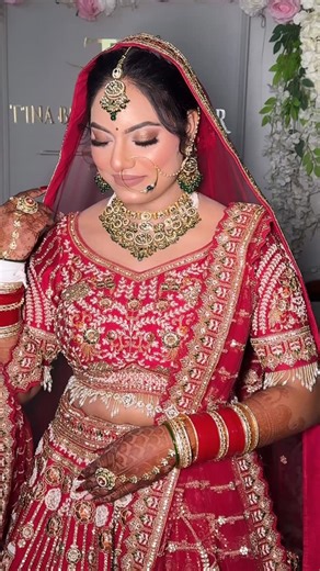 poonam bhati on Instagram: "Pretty pretty bride ❤️🌹"