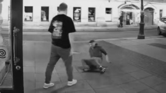 Man Slaps A Bar Bouncer And Gets Dropped