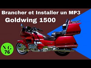 Goldwing 1500 Tuto Comment brancher et installer un MP3