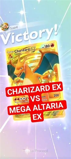 Pokémon TCG Pocket: Charizard EX vs Mega Altaria EX!