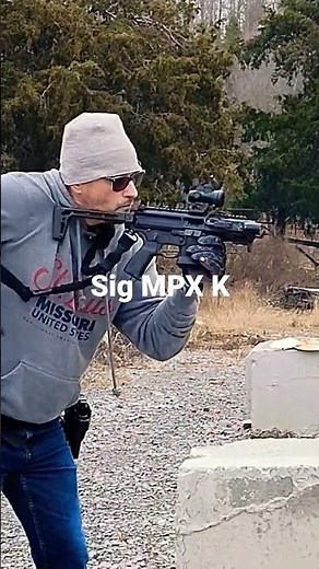Little range fun with the Sig Sauer MPX-K.