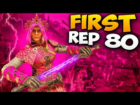 My FIRST REP 80 HERO in For Honor