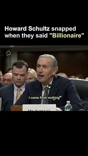 Billionaire CEO: I earned it. No one gave it to me. | Howard Schultz #podcast #clips #successmindset