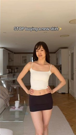 tank top miniskirt hack✨🫶🏼#stylinginspo #fashionhacks #styletips #miniskirts #tanktop