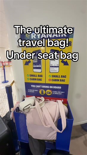 Affordable!!! Underseat travel bag that fits with Ryan air easy jet and more! Can be used as a gym back to! Loads of storage. Travel bag. Airplane bag #dealdrops #dealdrops