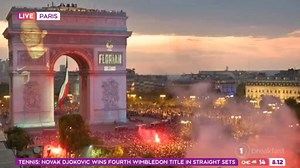 21K views · 113 reactions | #Latest: Celebrations in Paris are now starting to turn ugly, with rioting in the streets and police firing off tear gas to contain the crowds. | Breakfast | Facebook