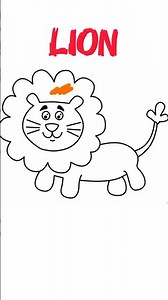 Let's Color Lion 🦁 #art #painting #drawing #coloring #lion