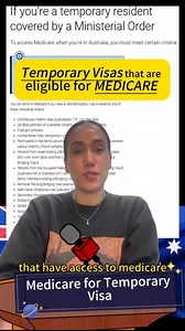 Australian Temporary visas that have access to medicareIf you hold a temporary partner visa(or have applied for one, and are onshore) such as 820 or 309, or you’re a SC 494/491 visa holder, or any valid visa holder of the listed temporary visas above, you might be eligible to enrol in medicare. | Nexor Education and Migration Services