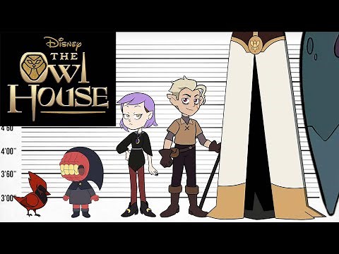 The Owl House Size Comparison | Biggest Characters of The Owl House | Satisfying Video