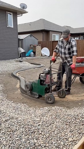 Murray Kruger | A couple summers back our landscaping guy talked us into doing concrete curbing to divide the rocks and the grass • Not only would we do it... | Instagram