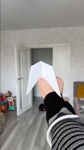 103 FEET Indoors?! This Paper Plane Broke Physics #diy #papercraft #airplane