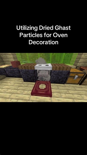 Utilizing Dried Ghast Particles for Creative Decoration
