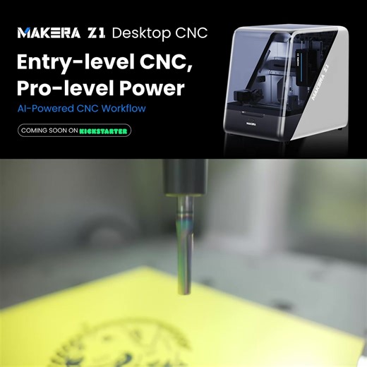 Desktop CNC: 3D-printer prices, pro-grade performance. ⚡ 4-Axis Ready — Expand your creativity with rotary machining ⚡ CNC Model Platform & One-Click CAM Software — Access, share, and turn designs into toolpaths effortlessly ⚡ AI-Powered Workflow — Generate designs and toolpaths with ease ⚡ Multi-Material Machining — From prototypes to finished products ⚡ Enclosed Frame AeroDust™ Collection — Safe and clean environment ⚡ Beginner-Friendly Setup Professional-Grade Features — Perfect for first-tim