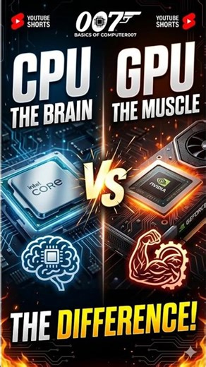 CPU vs GPU: Why your PC actually needs both! 💻