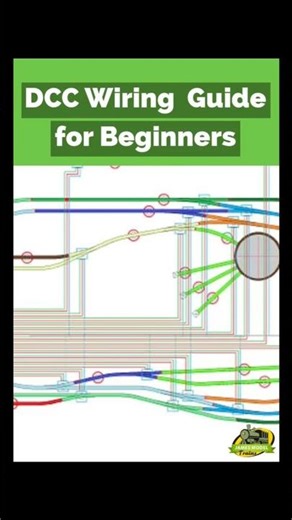 DCC Wiring Explained in 60 Seconds ⚡🚂 (Beginner Friendly!) #dcc #shorts