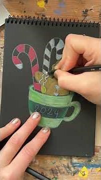 როგორ დავხატოთ საახალწლო ნახატები/#gmzatv/#anigema