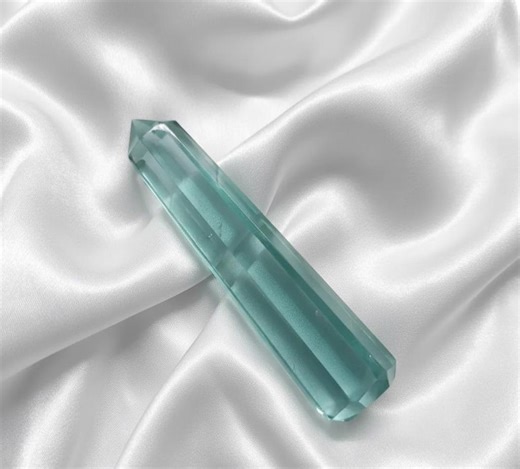 Buy Certified Blue Crystal Healing Wand | Reiki Energy Chakra Balancing Tool Meditation Glass Point | Handmade Spiritual Gift Use for Home Decor Online in India - Etsy