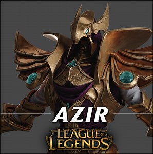 Azir character (Legends of Runeterra - Empires of the Ascended) | Riot Games (2021)