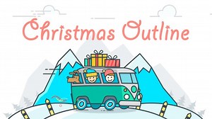 Download Christmas Outline - FREE Videohive - aedownload.com