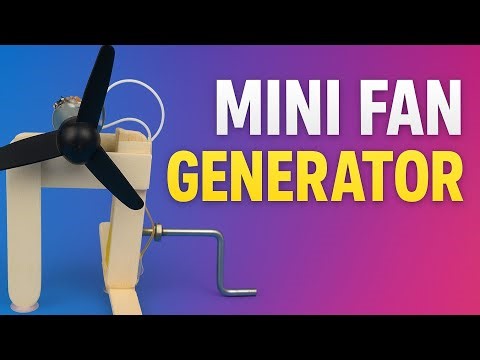 How To Make A Fan Generator Model | Generator Model Science Project | Mini Generator | Generator