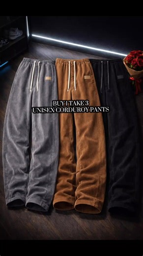 BUY 1 GET 1 3 COLORS FASHION Corduroy Pants for men Summer Thin style Korean Khaki Baggy Straight cut Slacks Slocks Trouser Pants Unisex Menswear Small Human Pocket Beige Casual Plain Clothe Clothing #corduroypants #baggypants #unisexpants #straightcutpants #buy1take3