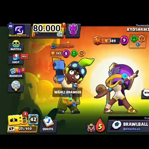 Endlich die 80k🥳🥳 #brawlstars #brawlstarstrophypush