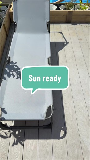 OHS Adjustable Garden Sun Lounger Outdoor Patio Deck Balcony Poolside Beach Holiday Camping Lightweight Reclining Backrest Bed Chair##summersale##tiktokmademebuylt##tiktokshop##garden##summer