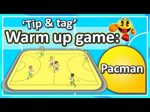 Tip & tag warm-up game: 'Pacman' (K-6) | Teaching Fundamentals of PE