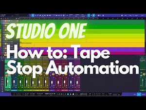 Studio one: Tape Stop Effect as a Creative Tool