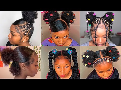 💖💦elegant SLAYED 4C/4B HAIRSTYLES + SLAYED EDGES 🩵| 💅🏼 🤎